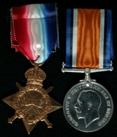 James Robert Hadfield : (L to R) 1914-15 Star; British War Medal